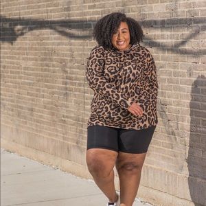 Chic Soul Leopard Long Sleeve Top